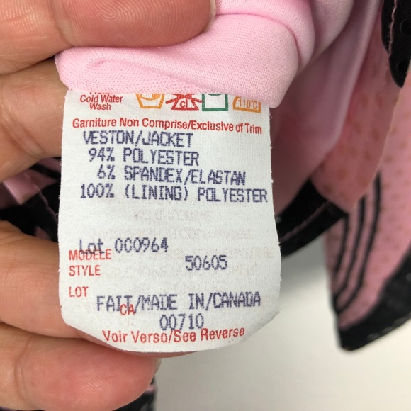 Joseph Ribkoff Pink Black Jacket - Picture 7 of 7